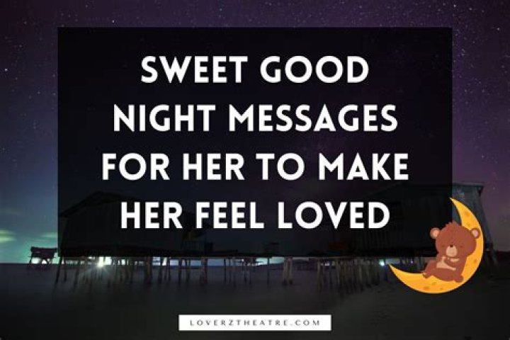 Sweet Good Night Messages for Him » True Love Words