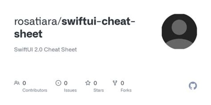 SwiftUI Cheat Sheet PDF: Master iOS Development Fast