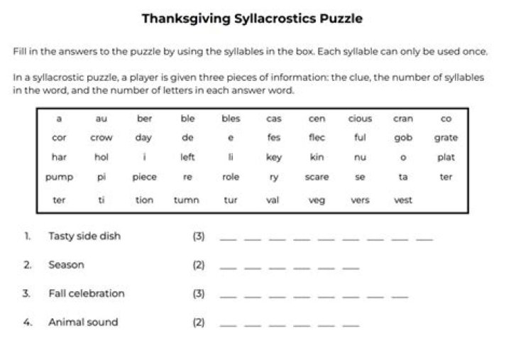 Syllacrostic Answers Today: Instant PDF Solutions