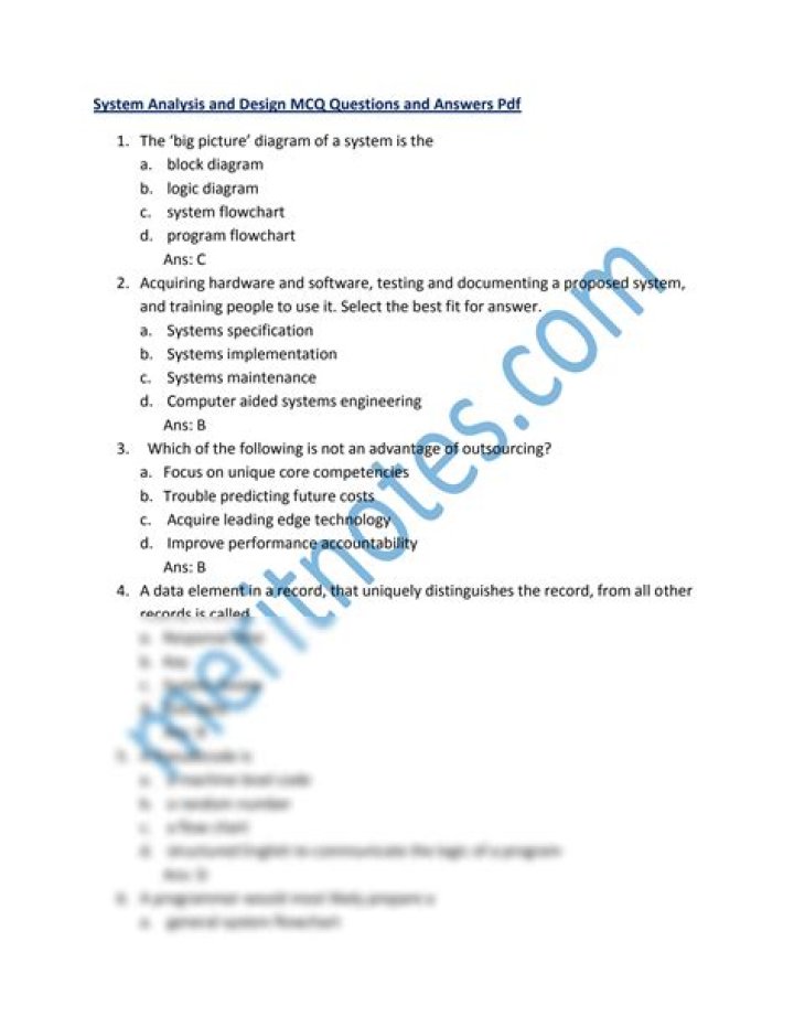 System Analysis Questions and Answers PDF: Expert Guide