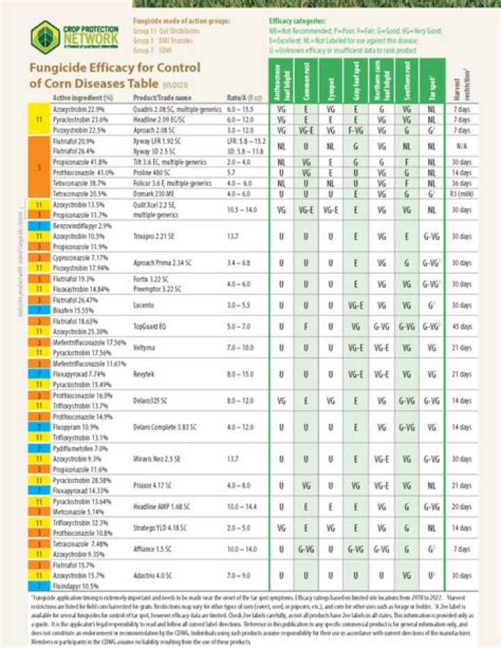 Systemic Fungicide List PDF: Essential Guide for Crop Protection