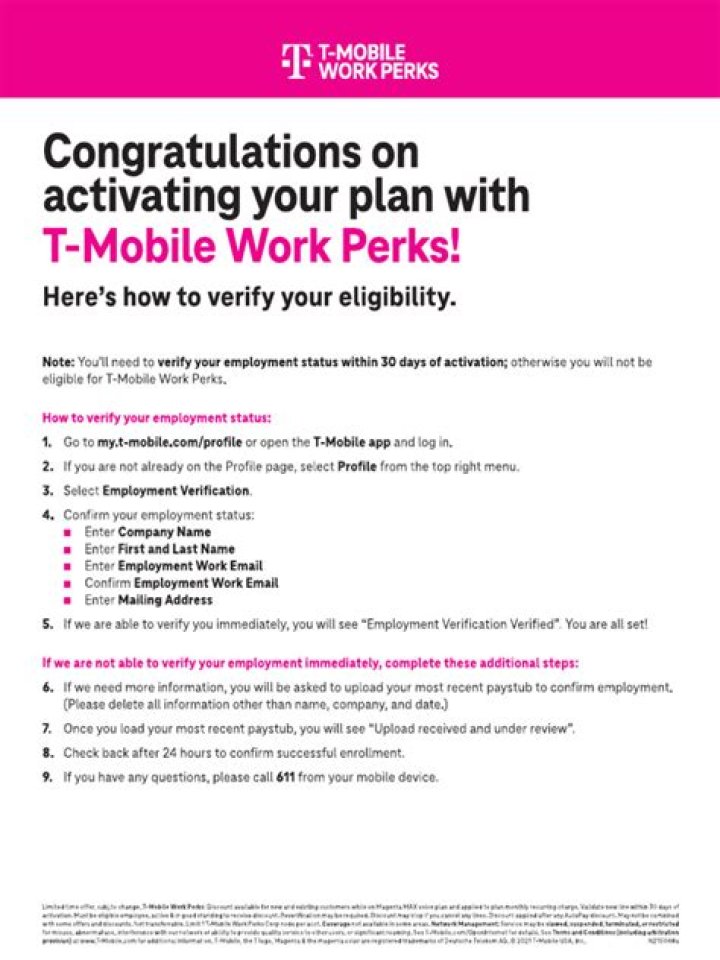 TMobile Work Perks Company List PDF – Top Employee Benefits by Carrier