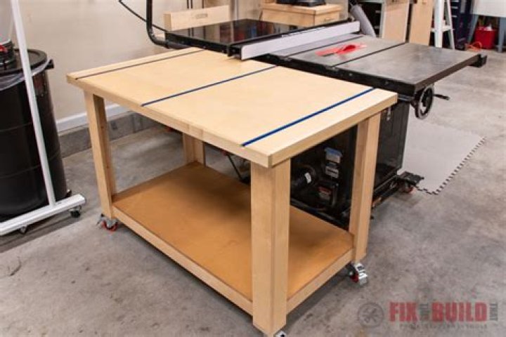 Download Free Table Saw Outfeed Table Plans PDF – Easy DIY Construction