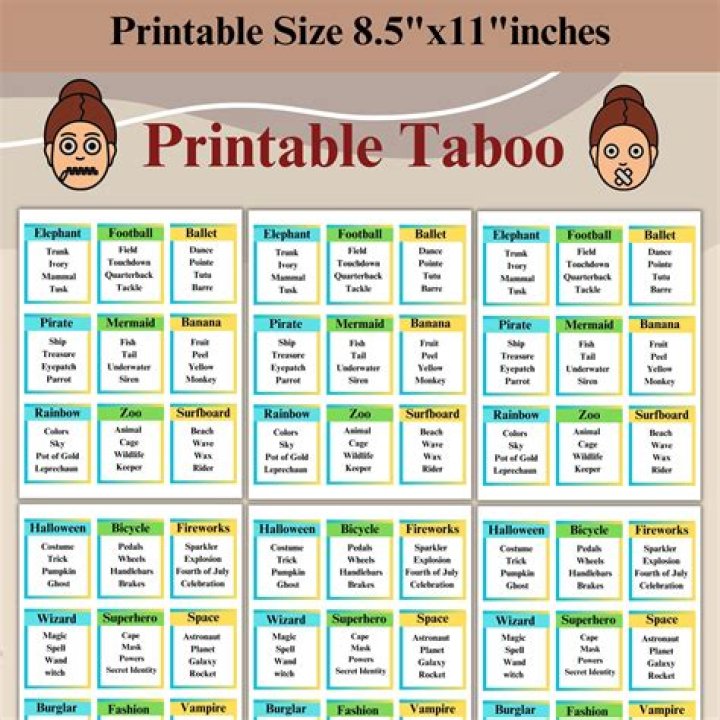 Taboo Words List PDF: Complete Guide to Forbidden Language
