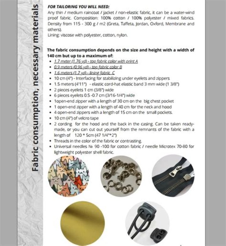 Essential Tailoring Materials List PDF for Perfect Sewing Projects
