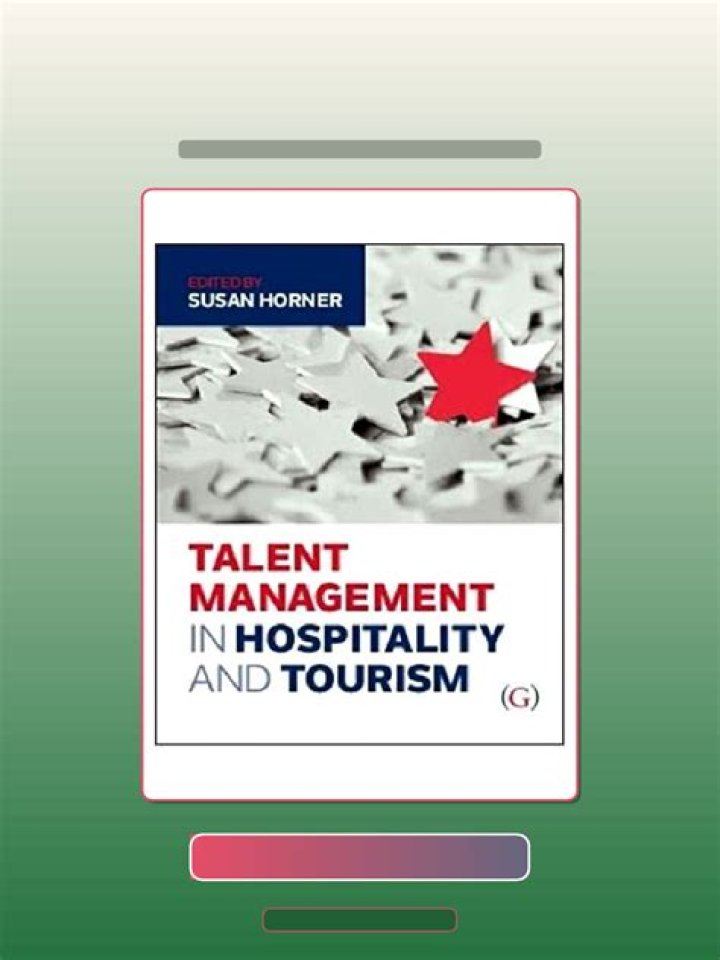 Mastering Talent Management in Hospitality and Tourism: Essential PDF Guide