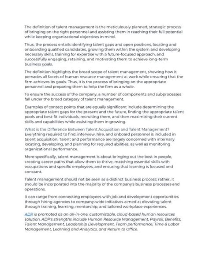 Comprehensive Talent Management Thesis PDF: Guide for Success