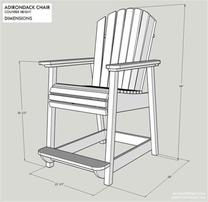 Tall Adirondack Chair Plans PDF – Download Full Blueprint