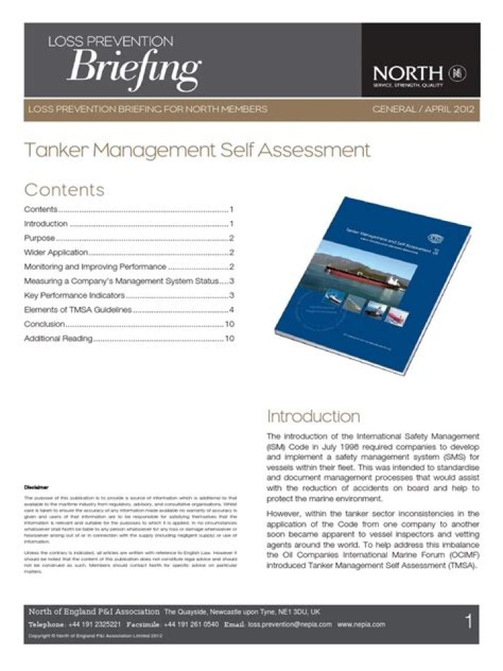 Tanker Management Self Assessment PDF: Master Safe & Efficient Operations