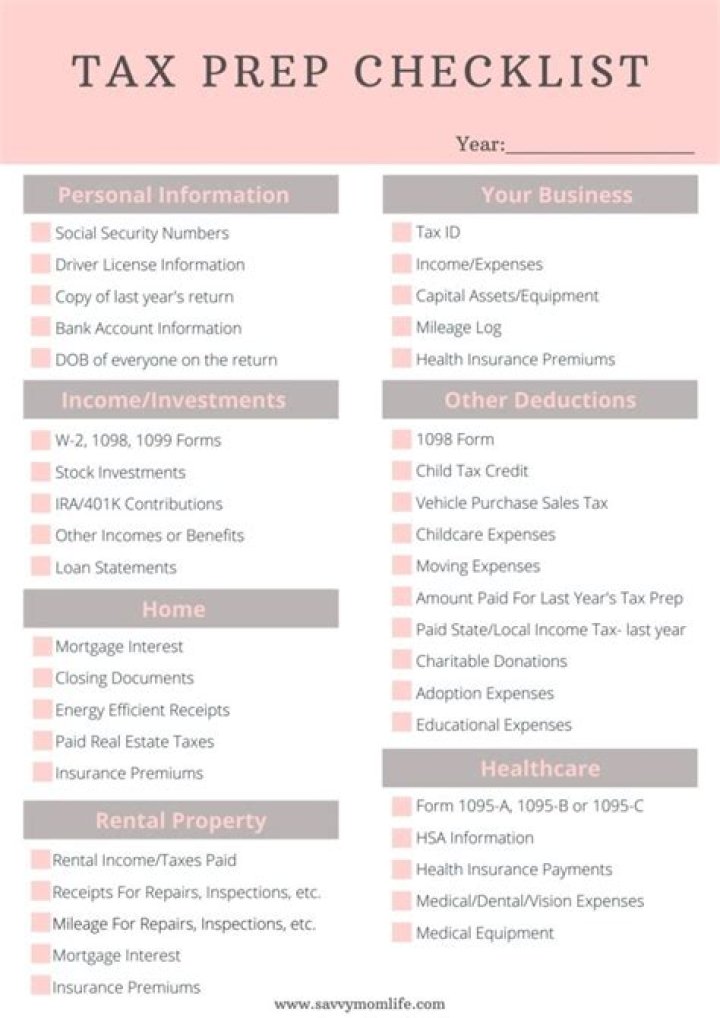 Free Tax Prep Worksheet PDF for Hassle-Free Filing