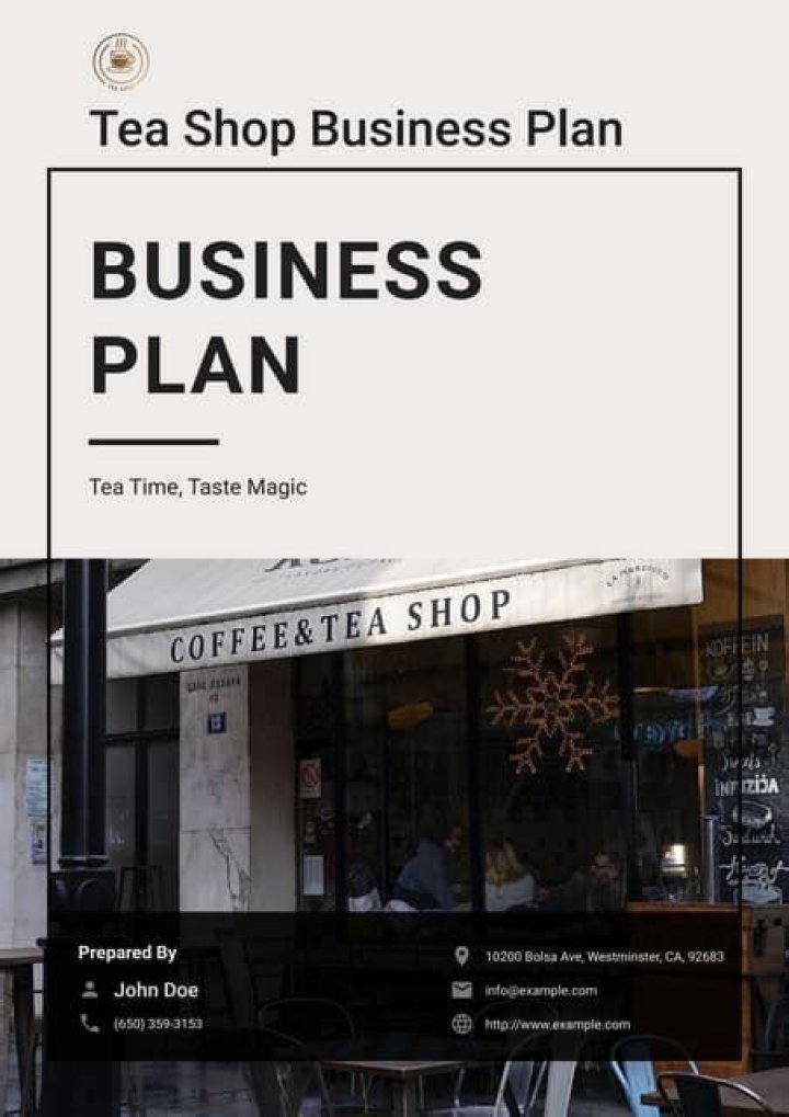 Free PDF Tea Shop Business Plan – Download Now for Success
