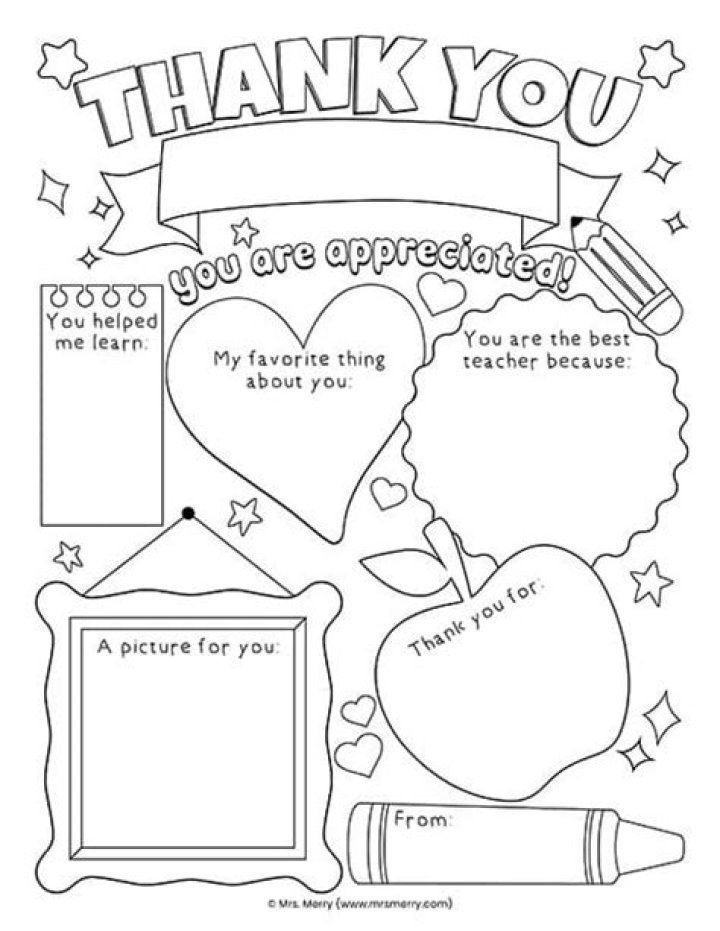 Free Teacher Appreciation Worksheet PDF – Print & Share Gratitude