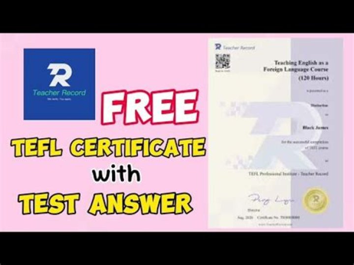 Teacher Record TEFL Answers PDF – Instant Download