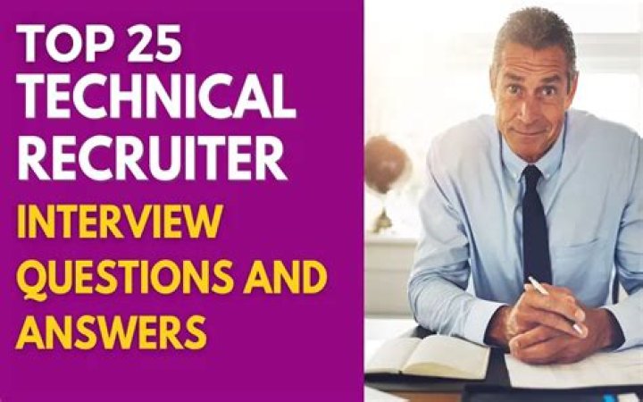 Top Technical Recruiter Interview Questions & Answers PDF