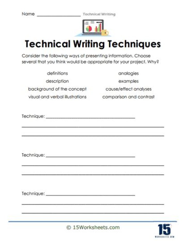 Download Free Technical Writing Worksheets PDF for Better Documentation Skills