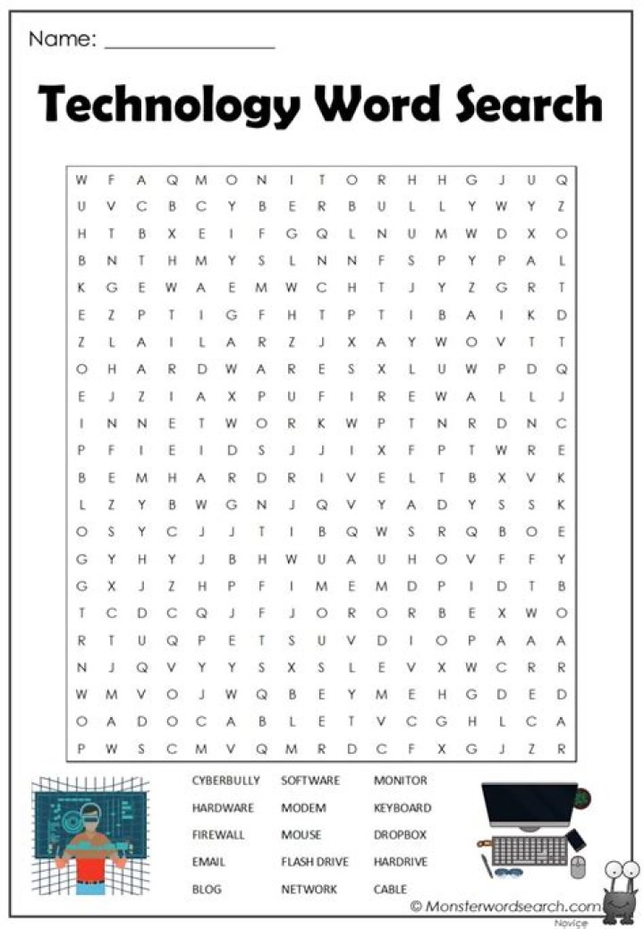 Free Technology Worksheets for Middle School PDF – Instant Download