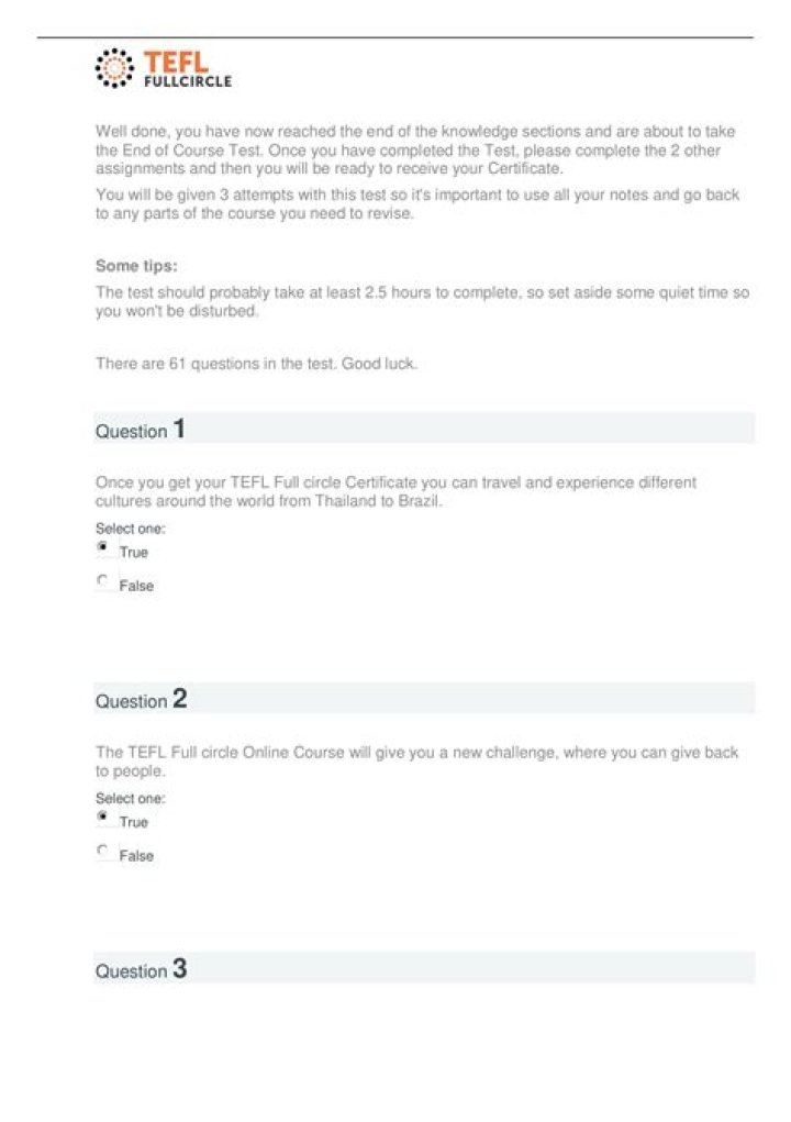 TEFL 120 Hour Online Course Answers PDF: Complete Study Guide