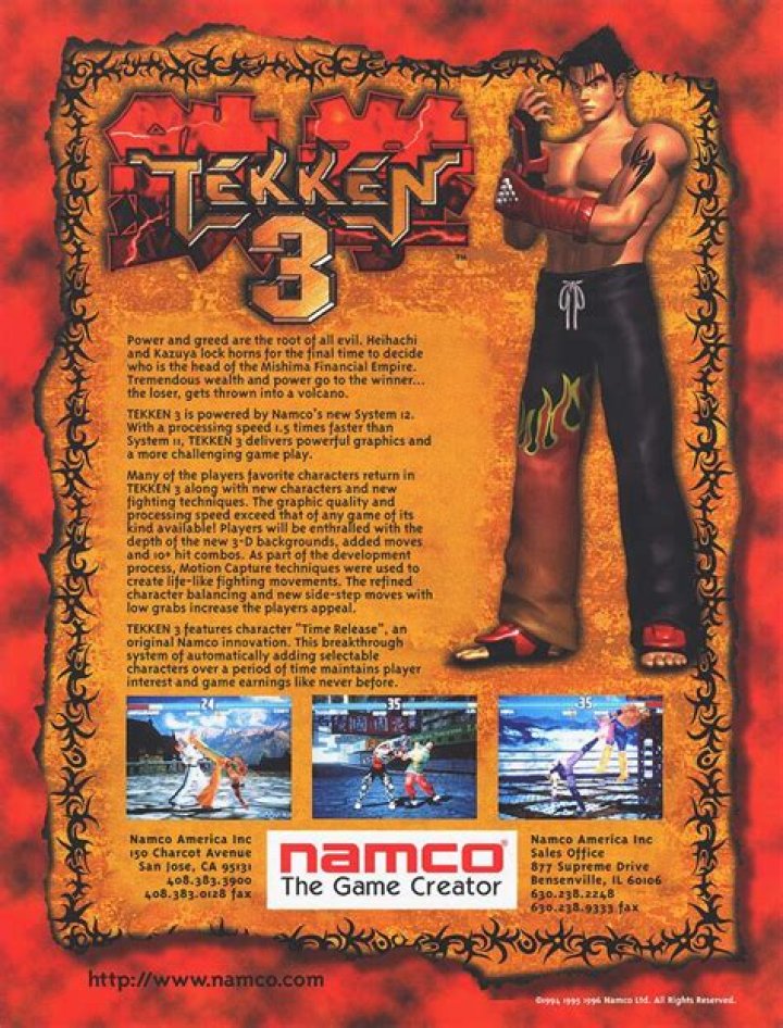 Tekken 3 Official Move List PDF – Complete Fighting Guide