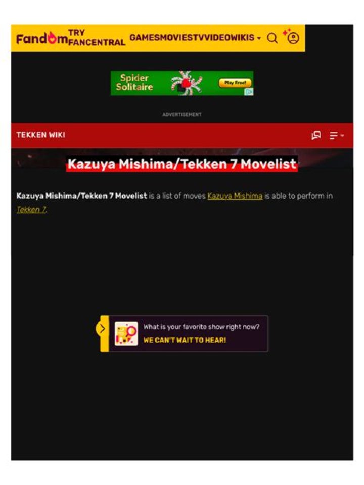 Tekken 7 Official Move List PDF – Complete Fighting Guide