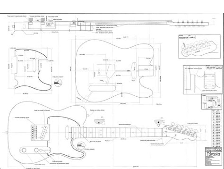 Free Telecaster PDF Plans: Detailed Guitar Building Guides
