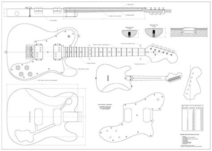 Telecaster Plans PDF – Download Full Guitar Schematics