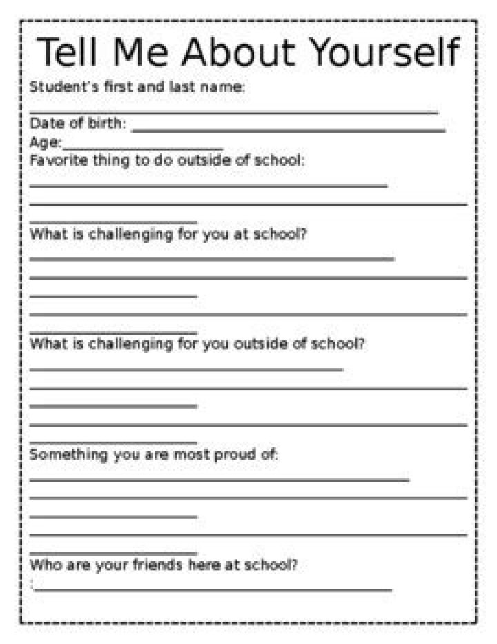 Tell Me About Yourself Sample Answers for Students: Free PDF Guide