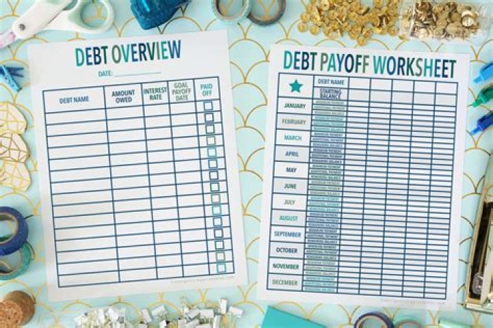 Free Printable Debt Payoff Worksheet Template PDF – Instant Download