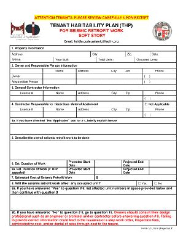 Tenant Habitability Plan PDF: Legal Requirements & Checklist
