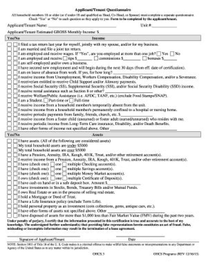 Essential Tenant Screening Questions PDF for Landlords