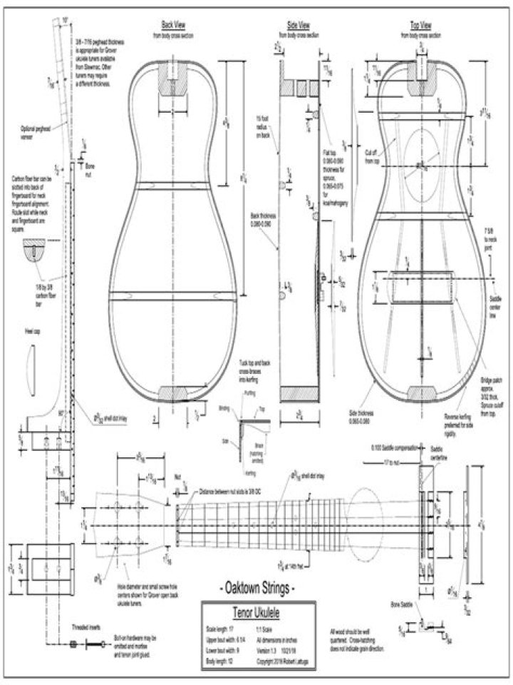 Free Tenor Ukulele Plans PDF – Download Instant Construction Guide