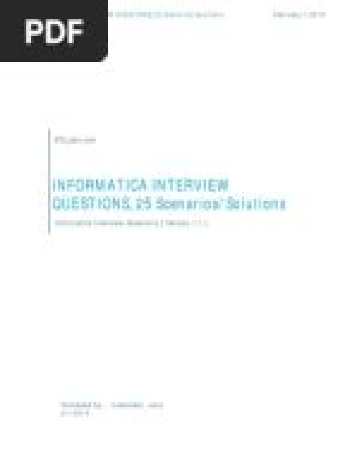 Top Teradata Interview Questions PDF: Expert Guide for 2024