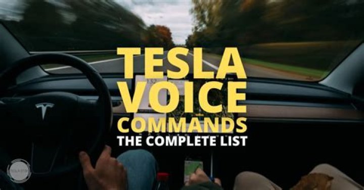 Complete Tesla Voice Commands List PDF Download