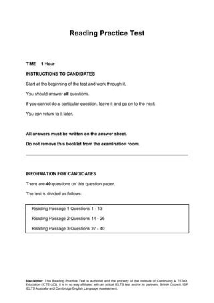 Download Free Tesol Practice Test PDF Now