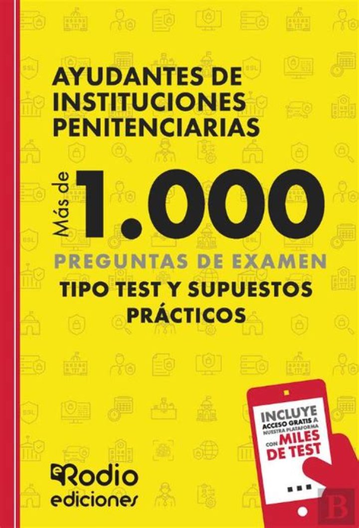 Test Ayudantes de Instituciones Penitenciarias: PDF Gratis para Preparación