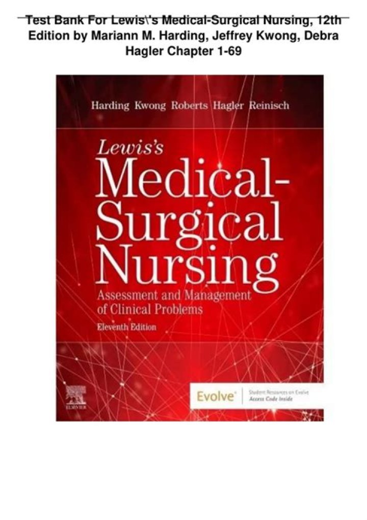 Lewis Medical-Surgical 10th Edition Test Bank 2016 PDF Download