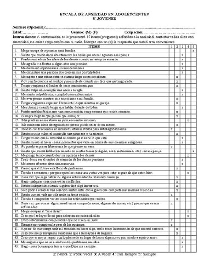 Test de Ansiedad para Adolescentes: PDF Evaluación Confiable