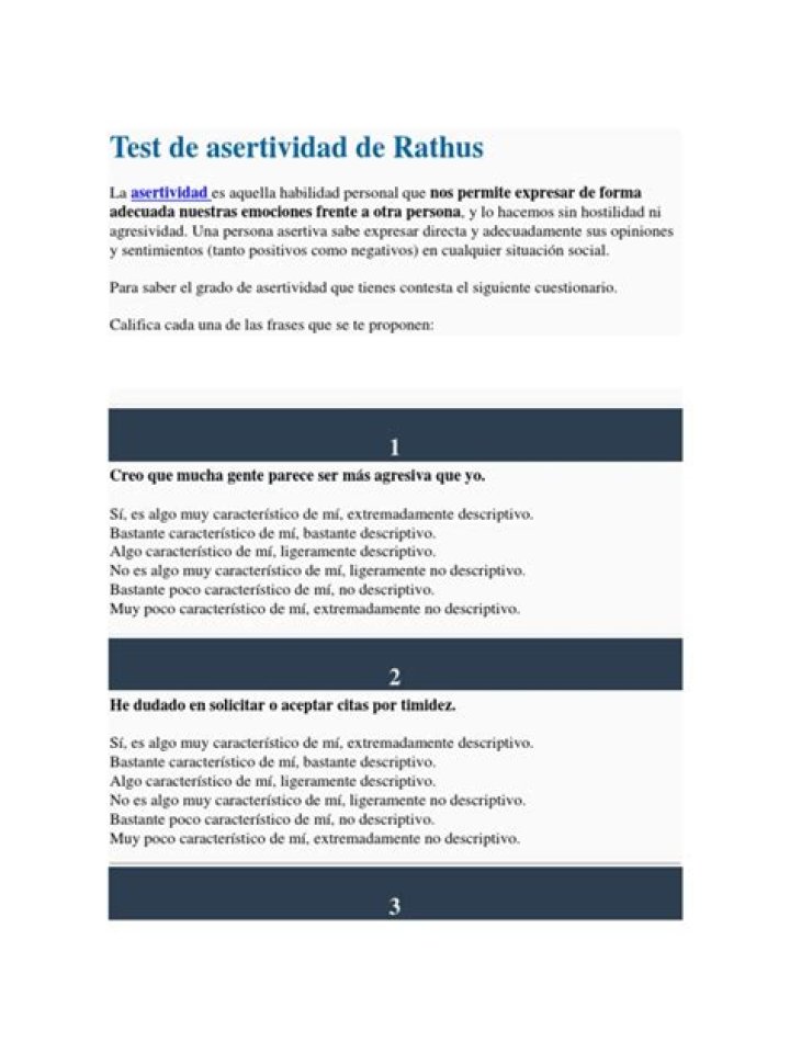 Test de Asertividad PDF: Evalúa Tu Comunicación con Confianza