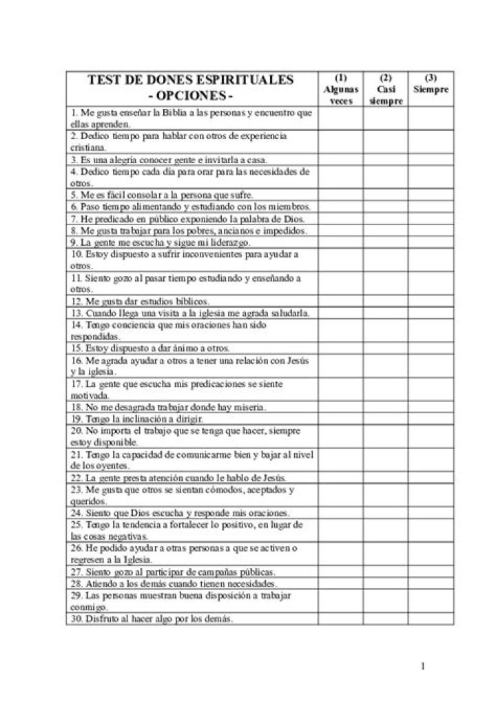 Test Espirituales para Donas: Descubra Su Verdad Interior en PDF