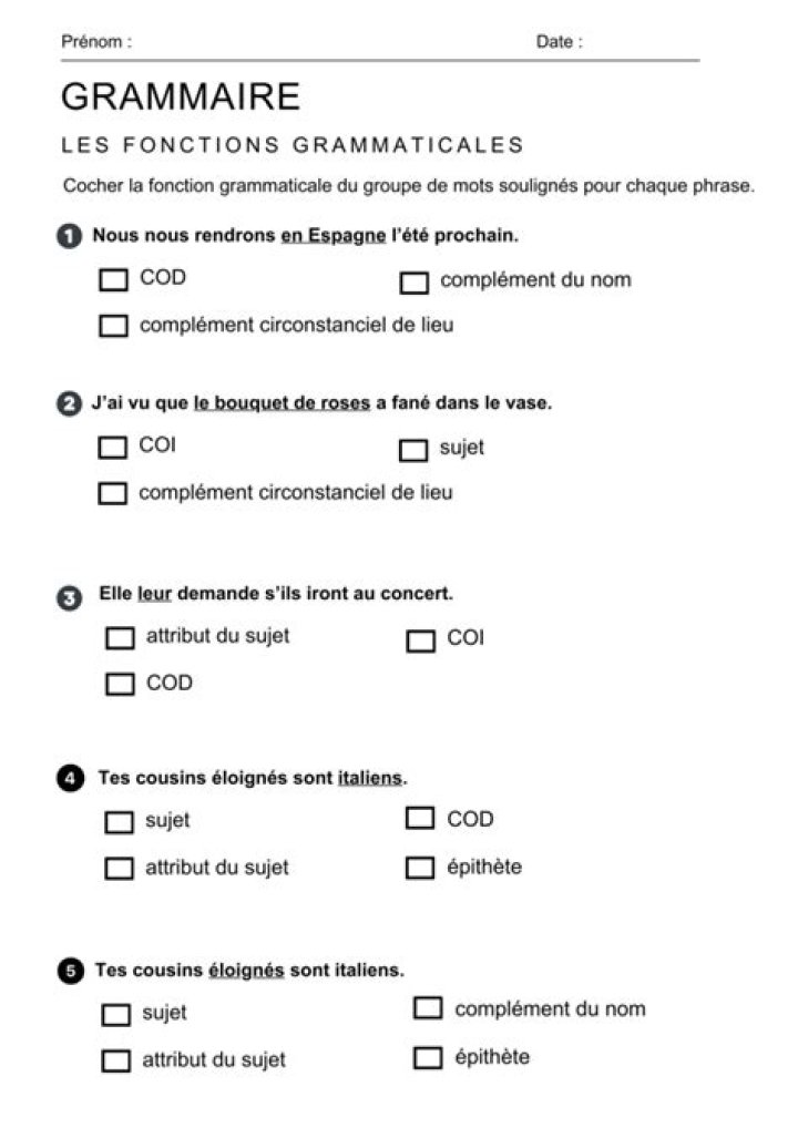 Test de Grammaire B2 PDF : Évaluez Votre Niveau Européen