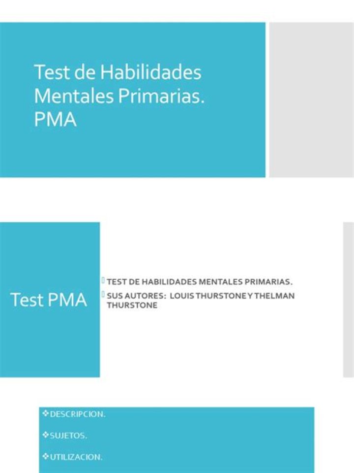 Test de Habilidades Mentales Primarias PDF – Evalúa Tu Mente