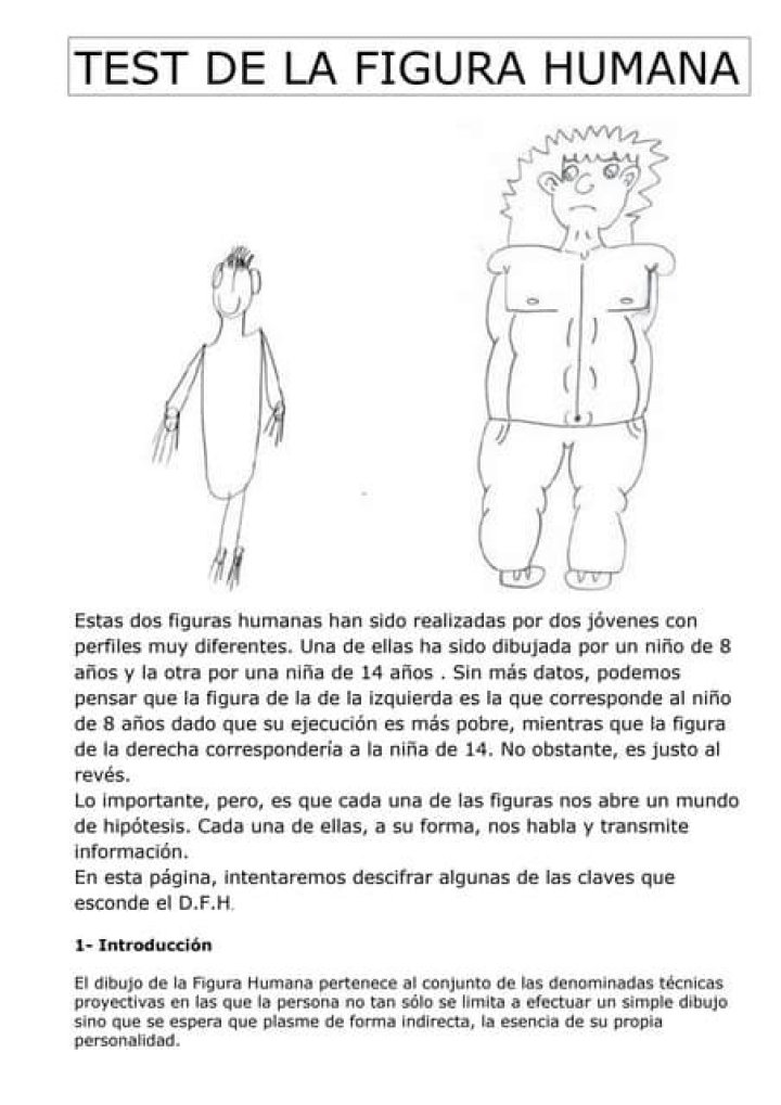 Test de la Figura Humana PDF: Guía Completa y Análisis
