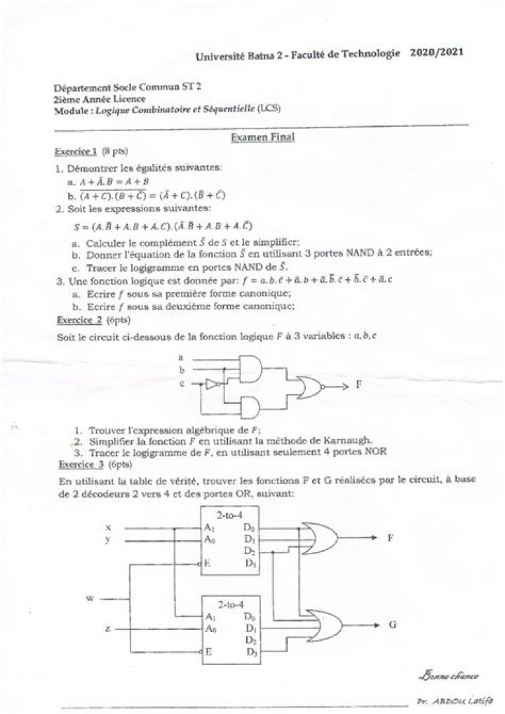 Test de logique gratuit avec correction PDF : Exercices & Corrections