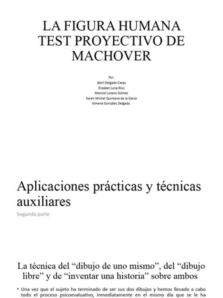 Test de Machover PDF Libre: Descarga Gratis para Dominar el Análisis