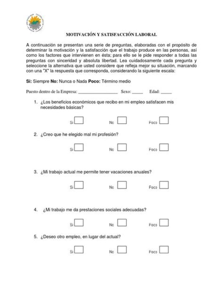 Test de Motivación Laboral PDF: Mejora el Rendimiento de tu Equipo