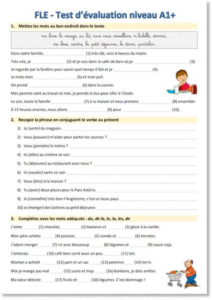 Test de Niveau Français PDF Gratuit – Évaluez Votre Francais
