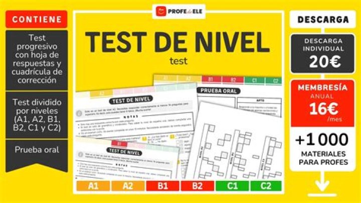 Test de Nivel de Español Instituto Cervantes: PDF Gratuito para Evaluar Tu Dominio