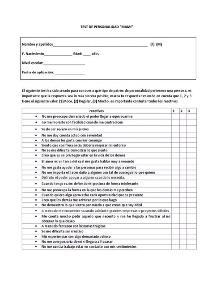 Test de Personalidad Corto PDF: Descubre Tu Tipo en 5 Minutos