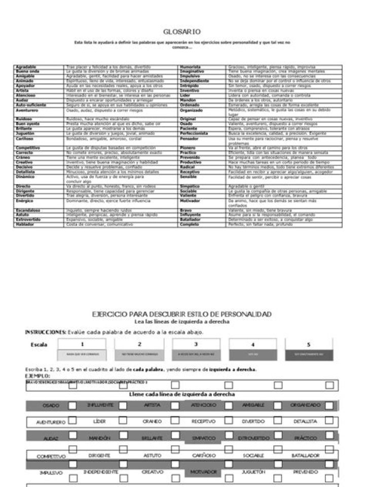 Test de Personalidad para Adolescentes PDF: Descubre Tu Verdadero Yo