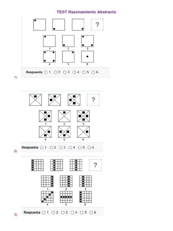 Test de Razonamiento Abstracto PDF Gratis y Descargable