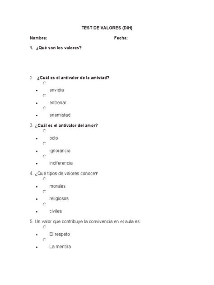 Test de Valores PDF: Verifica Datos Fácil y Rápido
